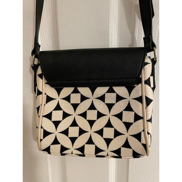 Spartina small black and white patterned crossbody bag - Picture 6 of 11